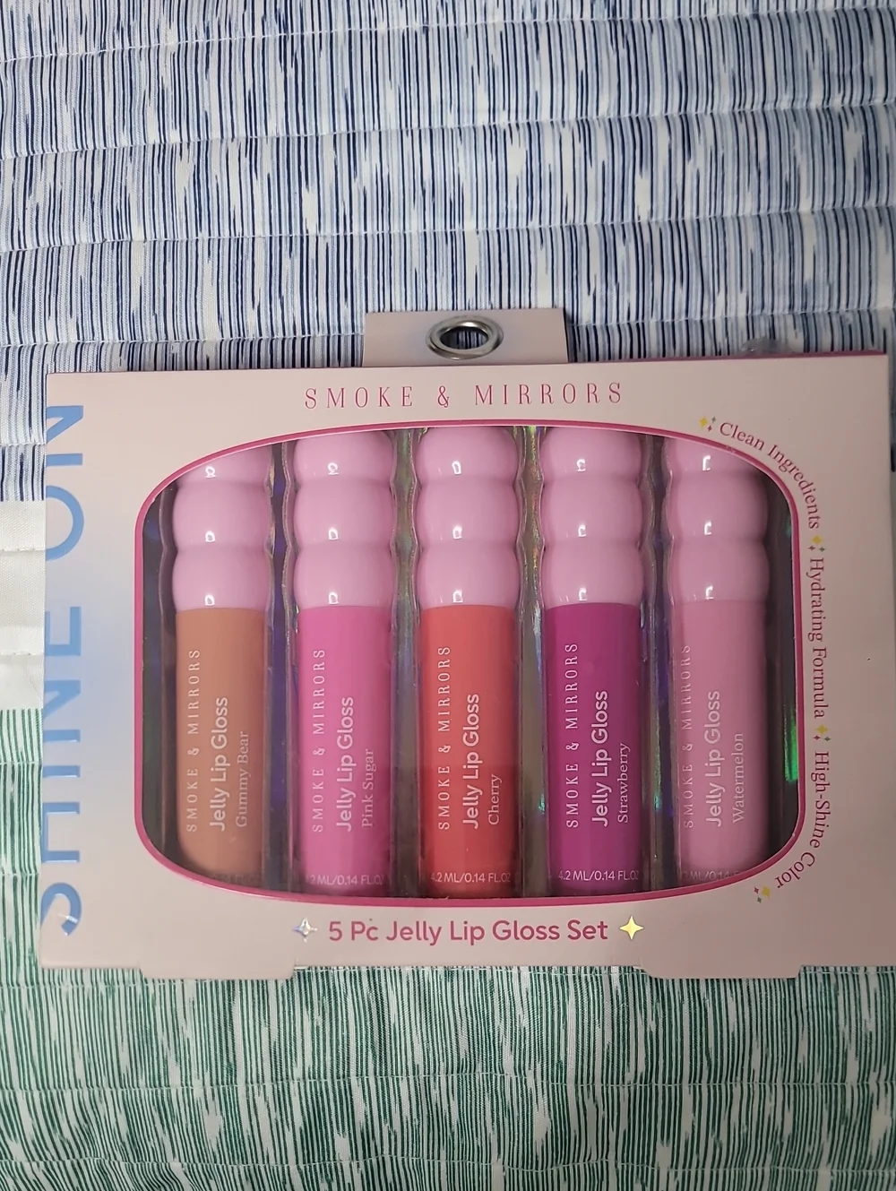 Pink 5-Piece Jelly Lip Gloss Set